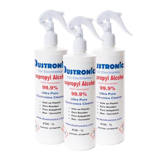 Isopropyl Alcohol Ultra Pure 99.9% 500ML w/trigger 3 Pack