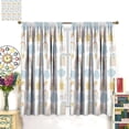 thumbnail image 3 of Rainbow Curtains for Kids Cute Rainbow Room Darkening Window Curtains Decorative Cartoon Curtain for Girls Bedroom Nursery Set 2 Panels,42x54 Inches, 3 of 8