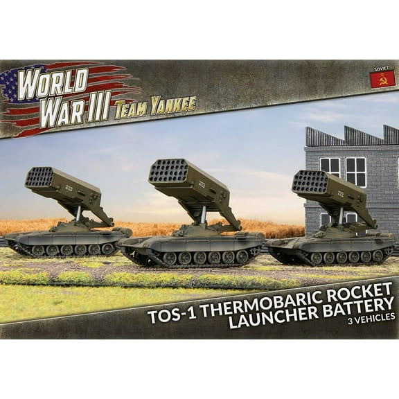 Battlefront Miniatures TOS-1 Thermobaric Rocket Launcher Battery New