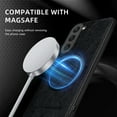 thumbnail image 3 of for Samsung Galaxy S23 Plus Premium PU Leather + TPU Back Case, Magsafe Anti-Scratch Lightweight Ultra Slim Shockproof Protective Anti-Fall Business Phone Case for Samsung Galaxy S23 Plus, Black, 3 of 9