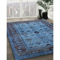 thumbnail image 2 of Ahgly Company Indoor Rectangle Mid-Century Modern Purple Oriental Area Rugs, 3' x 5', 2 of 6