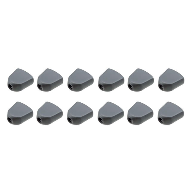 braveheart 6 Pieces Guitar Tune Peg Machine Head Professional Plastic Modified Component Music Playing Tuning Button Replace Fitting Black 2Set
