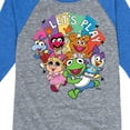 thumbnail image 3 of Muppet Babies - Let's Play - Toddler & Youth Raglan Graphic T-Shirt, 3 of 4