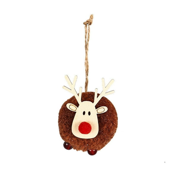 Bola de Lana Cordero Grande Forma de Reno Xihbxyly para Colgar En Árbol de Navidad