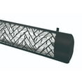 thumbnail image 4 of Eurofase Heating - 6000 Watt Electric Infrared Dual Element Heater-240 Voltage-Black Finish-Chevron Decorative Fascia, 4 of 9