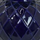 thumbnail image 2 of Tarro Temple Ginger Benjara Livie, diseño geométrico, color azul, 20 cm, 2 of 6