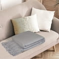 thumbnail image 4 of PiccoCasa 80/20 Viscose Derived from Bamboo Throw Blankets, 50" x 65", Light Purple, 4 of 5