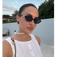 thumbnail image 2 of Gafas de Sol Retro Ovaladas NULOOQ para Mujer Pack de 2 Vintage de los 90, 2 of 6