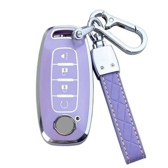 Yuebutor Key Fob Cover Case Compatible with Nissan Pathfinder Rogue Kicks Accessories