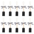 thumbnail image 1 of Shisuyan 10Pcs Decorative Tag Wood Black for Hotel Decor and Message Leaving, 1 of 8