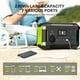 [2020 New Updated] Portable Power Station 200, 230Wh/62400mAh Camping Solar Generator Emergency Backup Battery, 110V/ 200W (300W Peak) AC Outlet, QC 3.0 USB,Type-C PD Port, 12V DC for Outdoor Camping - image 2 of 6