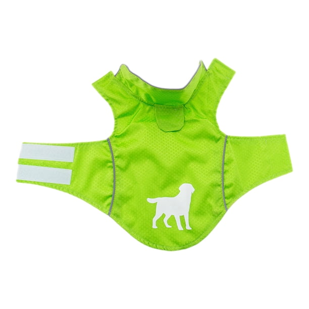 Methold Chubasquero impermeable para perros, elegante, fácil de limpiar, cómodo, revestimiento impermeable, chubasquero para perros verde L Type1 NO1