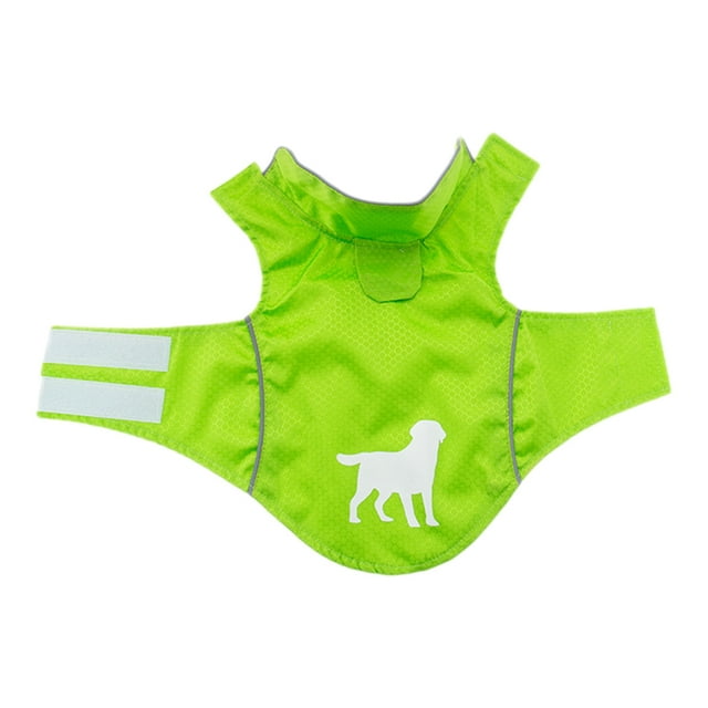 Methold Chubasquero impermeable para perros, elegante, fácil de limpiar, cómodo, revestimiento impermeable, chubasquero para perros verde L Type1 NO1