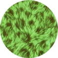 thumbnail image 1 of Ahgly Company Indoor Square Patterned Emerald Green Area Rugs, 3' Square, 1 of 6