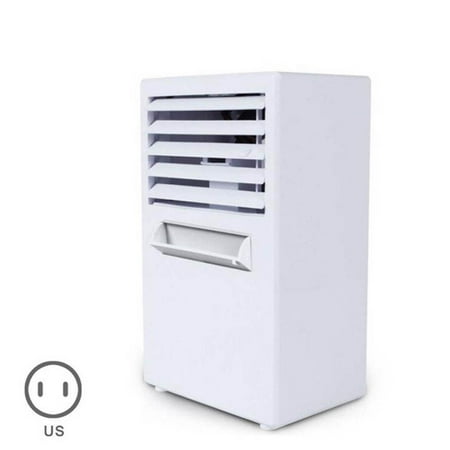

Mini Air Conditioning Fan Low Noise Cooling Fans Silent Cooler for Home Office Dorm US Plug