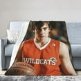 thumbnail image 3 of Soft Flannel Fleece Blanket Zac Efron Plush Throw Cozy Blankets for Couch Sofa 40"x30", 3 of 7