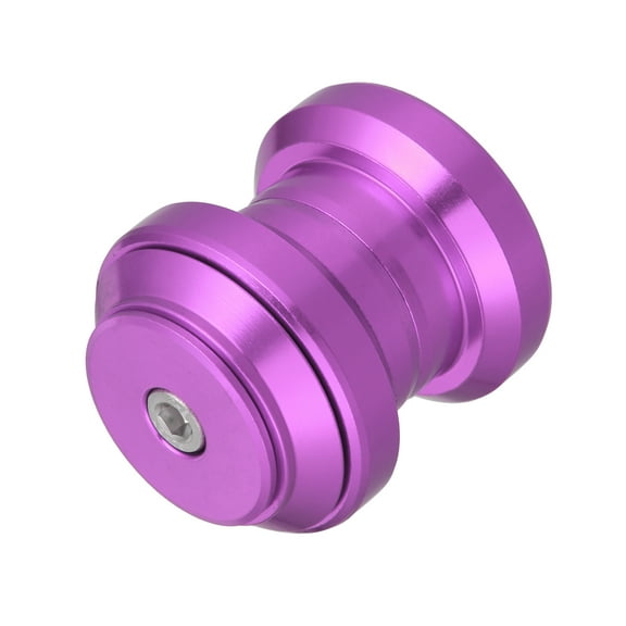 Unique Bargains 1-1/8" Bicycle Headset Bike Threadless External Headset Sealed Cartridge Bearings w/ Top Cap Purple