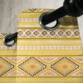 thumbnail image 3 of Ambesonne Yellow and White Grommet Curtain, Tribal Timeless, 50" x 84", Yellow Blush Brown, 3 of 6