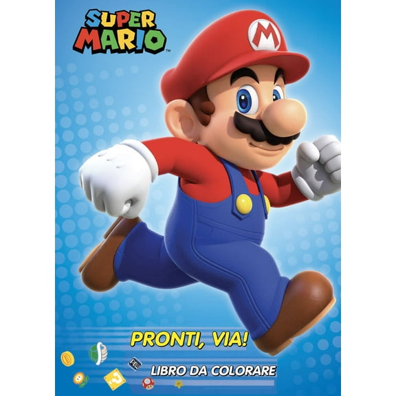 Steve Foxe Super Mario. Pronti via! Il libro da colorare ufficiale (Paperback)