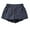 Navy, variant on Uaswgudfs Women's Casual Elastic Waist Shorts - 4” Inseam with Multiple Pockets for Stylish Summer Wear Black S