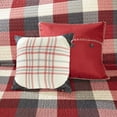thumbnail image 4 of Home Essence Warren Red Plaid 6 Piece Reversible Quilted Coverlet Set, Full/Queen, 4 of 7