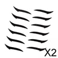 thumbnail image 1 of Paquete de 2-4 pegatinas reutilizables para delineador de ojos maquillaje sombra de ojos 2 piezas, 1 of 8