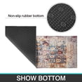 thumbnail image 7 of 2 Piece Bohemian Light Pink Ethnic Rug Rug Kitchen Rug Set, Decor Kitchen Rugs, Absorbent Non-Slip Washable Floor Mats, Home Indoor Runner Rugs 17"x47"+17"x30", 7 of 7