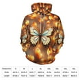 thumbnail image 2 of Enchanting Butterfly Hoodies Oversized Hoodie Women Long Sleeve Casual Sweatshirts, 2 of 5