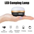 thumbnail image 3 of Camping Light, 2 Pieces Tent Light USB Rechargeable 3 Modes Camping Light and Power Bank with Magnetic Base and Hook Waterproof Emergency Camping Ligh, 3 of 5