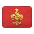 thumbnail image 1 of Carolines Treasures 8185RUG Christmas Fleur De Lis Tree with lights Machine Washable Memory Foam Mat, 1 of 4