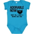 thumbnail image 3 of Inktastic Adorable Now...wait Till I Have a Beard Like Dad Boys Baby Bodysuit, 3 of 5