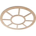 thumbnail image 2 of Ekena Millwork 34"OD x 12 3/8"ID x 3/8"T Grace Wood Fretwork Pierced Ceiling Medallion, Alder, 2 of 3