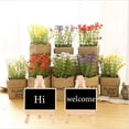 thumbnail image 5 of Milue Mini Chalkboard Sign Wooden Table Number Sign Food Name Label Small Blackboard, 5 of 11