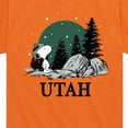 thumbnail image 3 of Peanuts - Snoopy Utah - Toddler And Youth Short Sleeve Graphic T-Shirt, 3 of 6