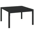 thumbnail image 1 of vidaXL Patio Furniture All-Weather Outdoor Metal Coffee Table for Garden Steel, 1 of 6