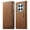 Brown, variant on Leather Wallet Flip Case for [Xiaomi POCO M8 5G], RFID Blocking, Card Slots & Stand Orange