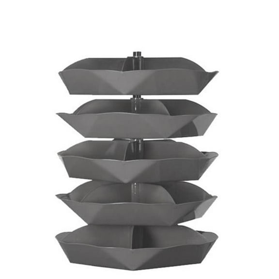 Durham 1505-95 44 in. Storage Rotabin Storage 5 Shelf No.95, Gray