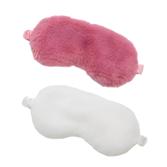 TELOLY 2Pcs Sleep Masks for Women,Superior Light Blocking Sleeping Mask,Plush Material for Comfortable Extended Wear Eye Mask for Sleep,Adjustable Elastic Strap Sleeping Eye Mask for Women