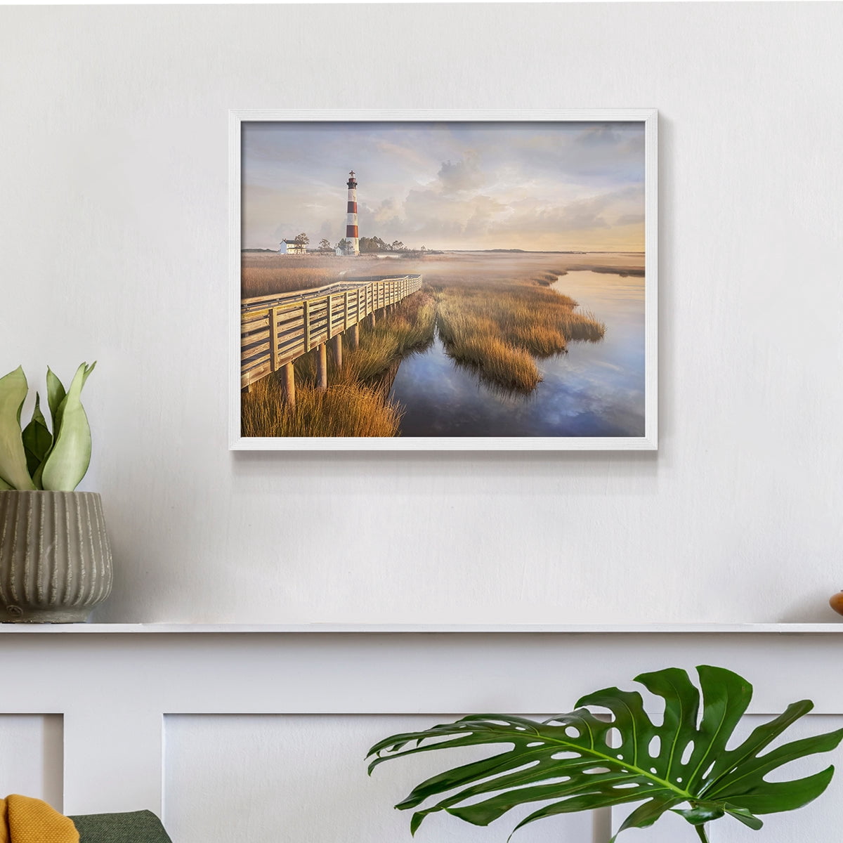Private Path II by Mike Calascibetta - Restickable Framed Giclée Print