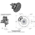 thumbnail image 6 of Speedway Ford 9 Inch Bolt-On Disc Brake Kit, Fits Currie Axles, 6 of 13