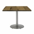thumbnail image 4 of KFI Studios Urban Loft 3' Square Bistro Table, Espresso, Black Base, 4 of 4