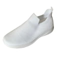 thumbnail image 2 of AUDeals Women's Slip On Sneakers, Lightweight Breathable Walking Shoes with Non Slip Comfort for Travel and Work (White, 8), 2 of 8