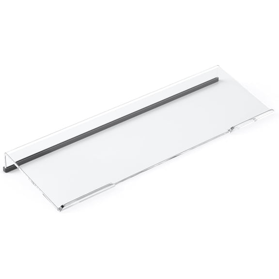 Computer Keyboard Stand Tilt PC Keyboard Stand Riser for Easy Ergonomic Typing, Acrylic Keyboard Tray Holder for Office Desk, Home, School, with Silicone Anti-Slip Case, Clear