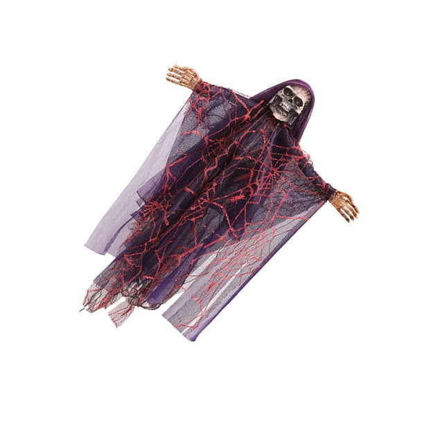Bewildely Halloween colgante fantasma Festival Horror esqueleto eléctrico diseño de casa embrujada decoraciones de luz habitación Escape Horror Kits de decoración para fiestas No.2 Bewildely HA044543-02