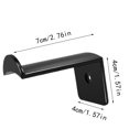thumbnail image 2 of Hat Organizer for Wall with 8 Mounted Hooks, Wall Hat Rack for Cowboy Hats & Caps, Wall Mount Hooks Set for Entryway, Closet Or Garage Hat Storage for Home Organization, 2 of 4