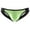 Green, variant on Hinvhai Men's Buttless Briefs Brushed Breathable Sexy Double Butt Pants White M(M)