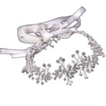 thumbnail image 3 of Tocados de novia de cristal para novias, accesorios para el cabello de boda de plata, diadema de novia, enredadera de pelo con perlas, piezas para el cabello con diamantes de imitación para, 3 of 5