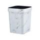 thumbnail image 3 of Cubo de basura perfecl Papelera casera Contenedor de basura grande 12L Blanco, 3 of 8