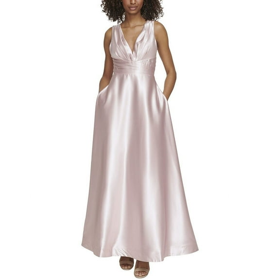 Eliza J womens  Satin Ball Gown, 2, Pink