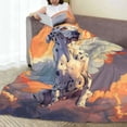 thumbnail image 6 of Sikiie Colorful Cloud Spotted Dog Ultra-Soft Micro flannel Blanket Luxury All Seasons Warm Blanket for Bedding Sofa and Travel (4 sizes)-60"x50", 6 of 7